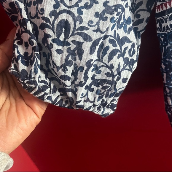 Tommy Bahama Tassled Floral Top - Picture 12 of 12